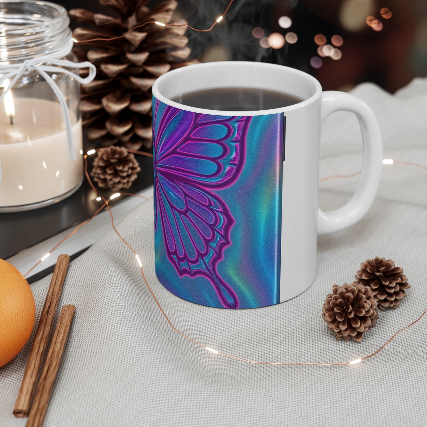 Y2K Princess Coffee Mug - Holographic Dreams