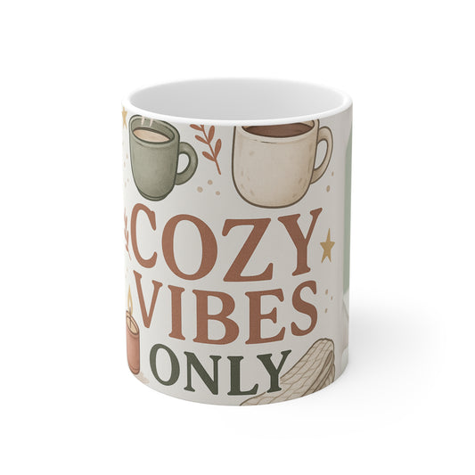 Cozycore Coffee Mug - COZY VIBES ONLY