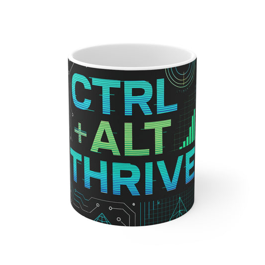 AI Core Tech Coffee Mug - CTRL + ALT + THRIVE