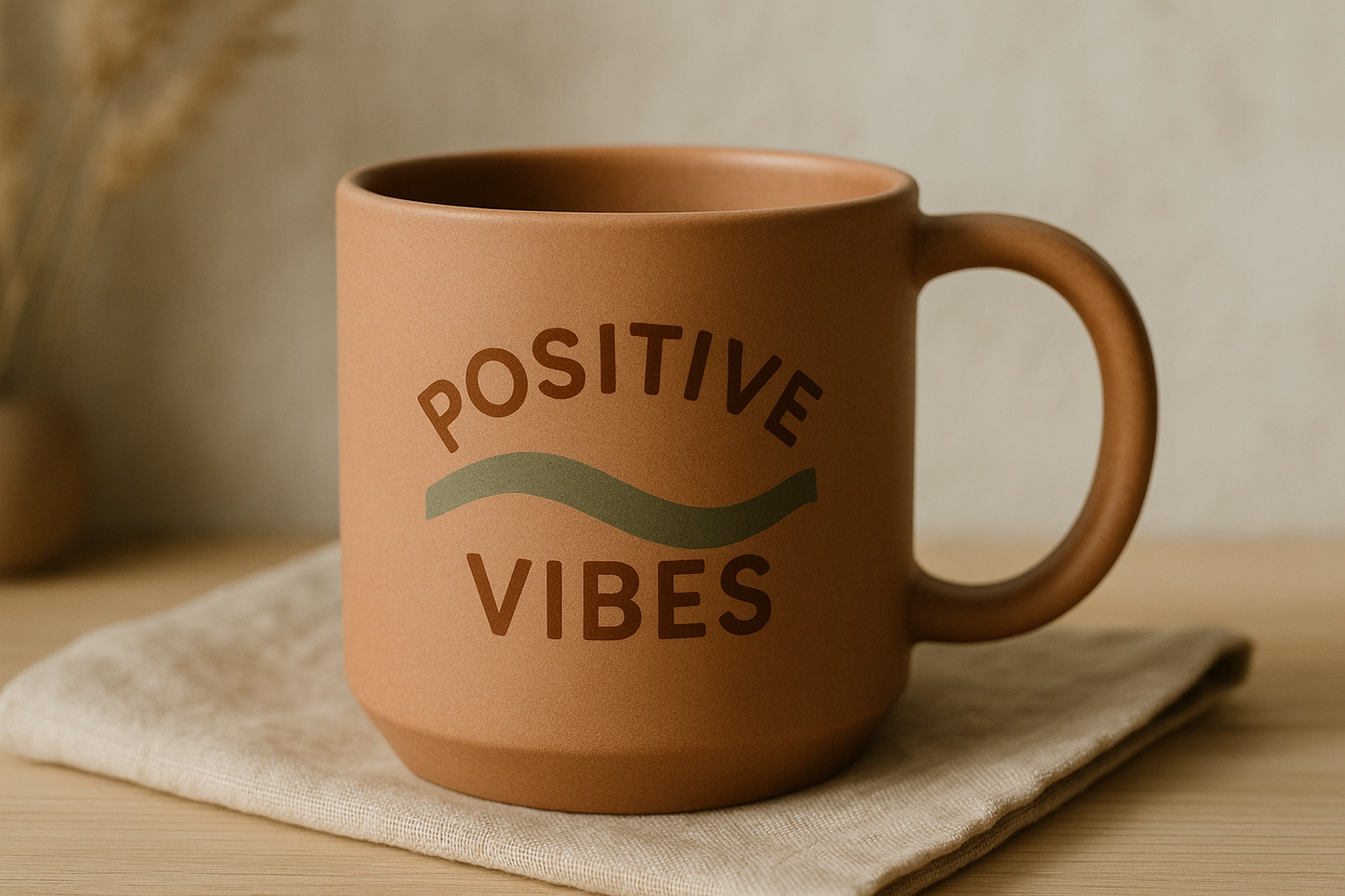 Natural Positive Vibes Coffee Mug