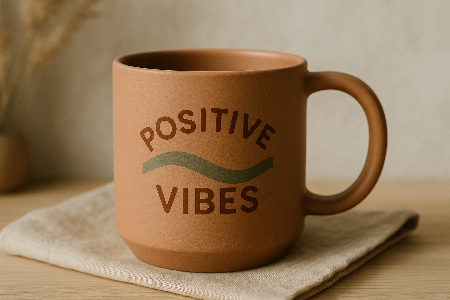 Natural Positive Vibes Coffee Mug