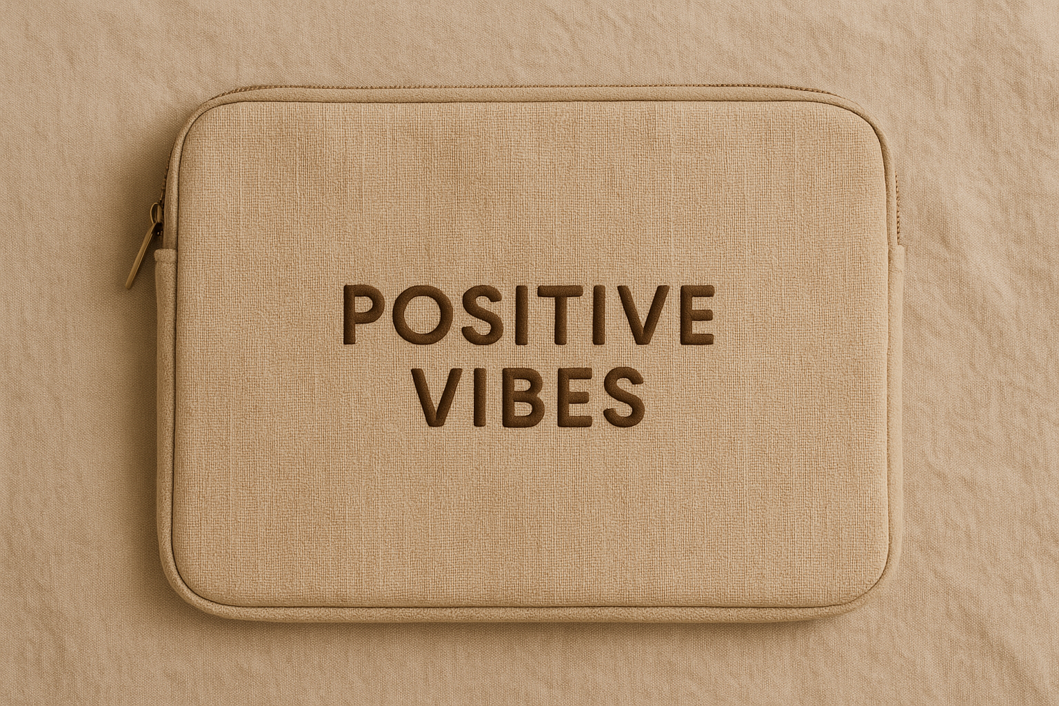 Natural Positive Vibes Laptop Sleeve