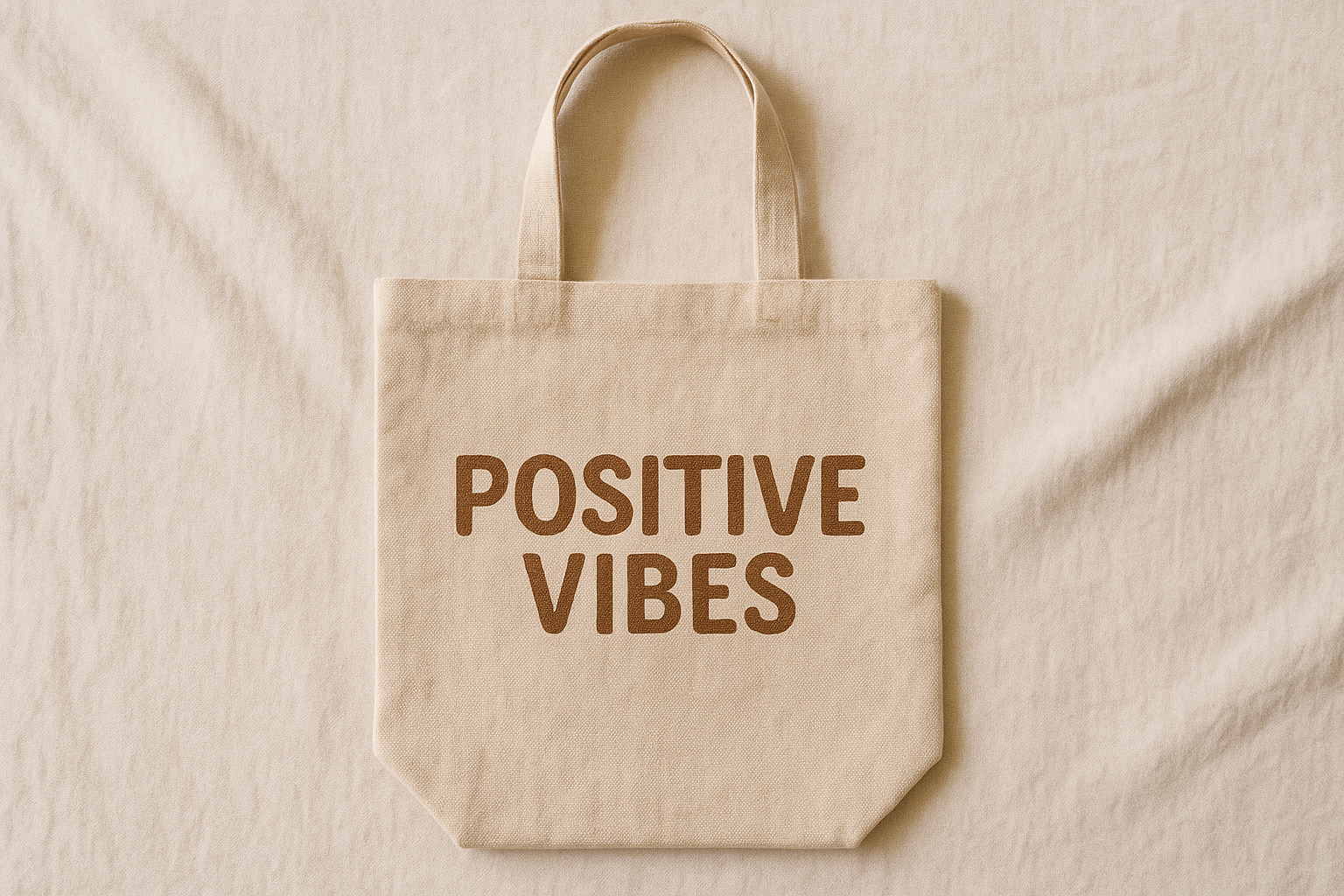 Natural Positive Vibes Tote Bag