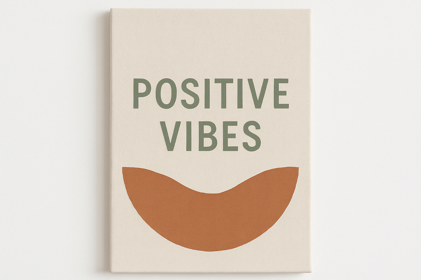 Natural Positive Vibes Wall Art