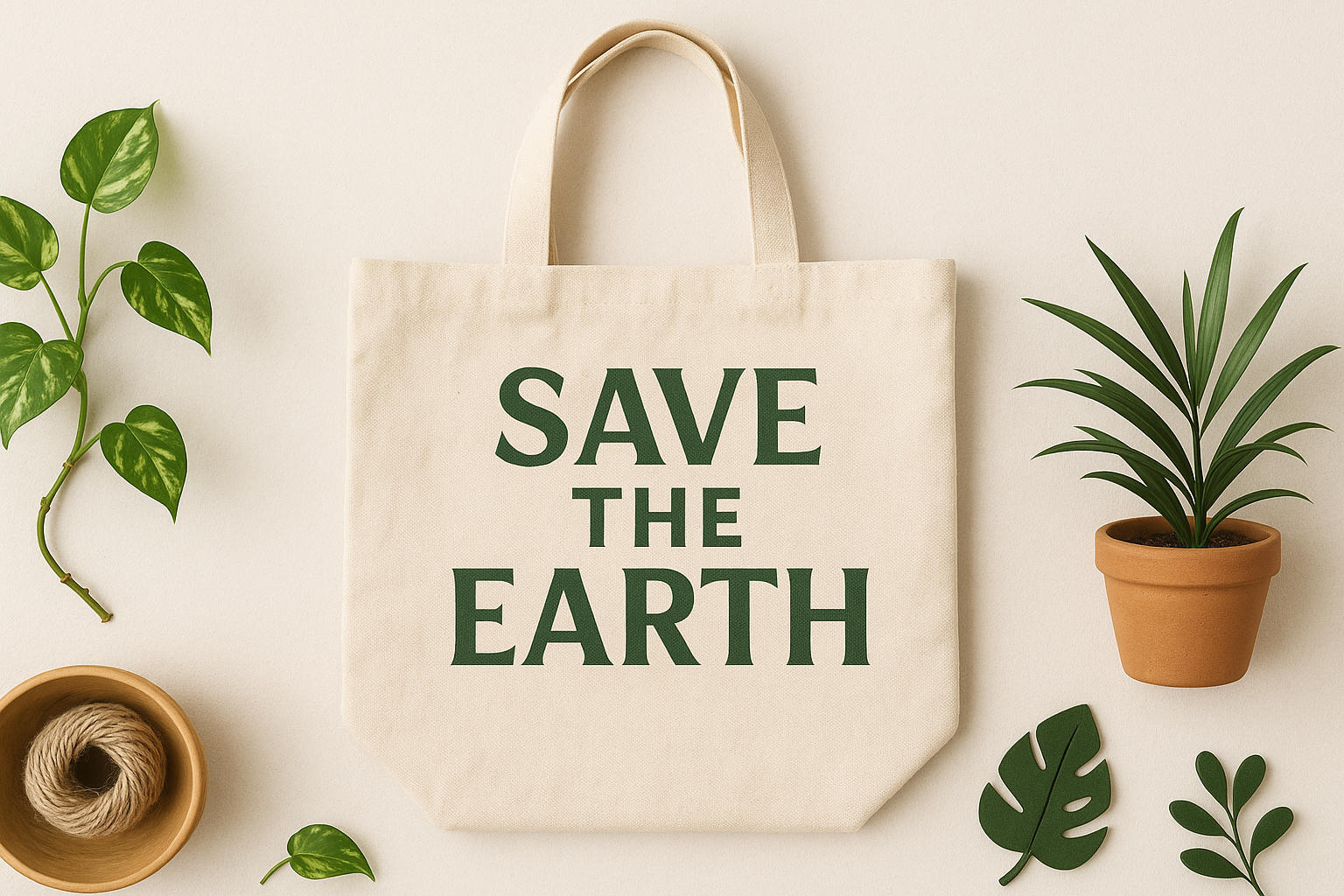 Save the Earth Tote Bag